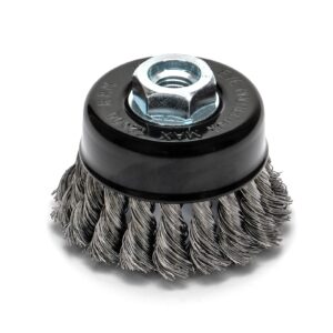 75mm Twist Knot Cup Wire Brush Wheel - Steel