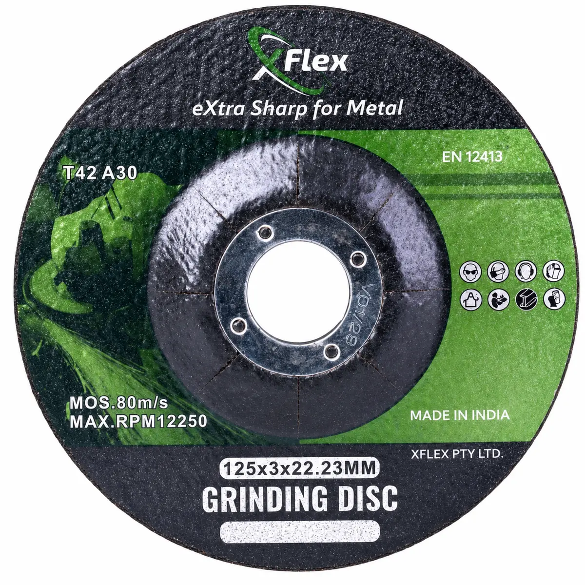 125x3mm (5”) Type 42 Grinding Disc - 10 Pack