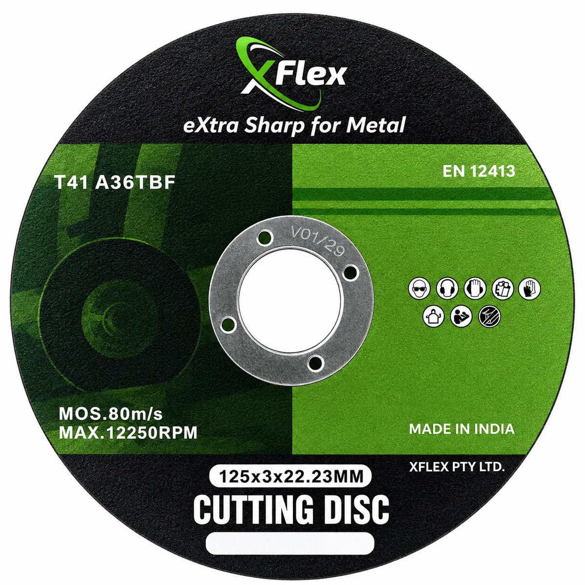 125x3mm (5”) Type 41 Cutting Disc - 10 Pack