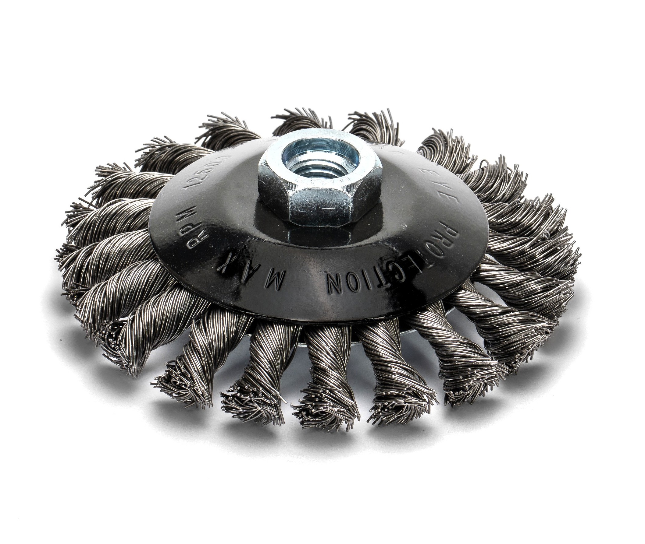 115mm Twist Knot Bevel Wire Brush Wheel – Steel