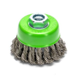 75mm Twist Knot Cup Wire Brush Wheel – Stainless Steel