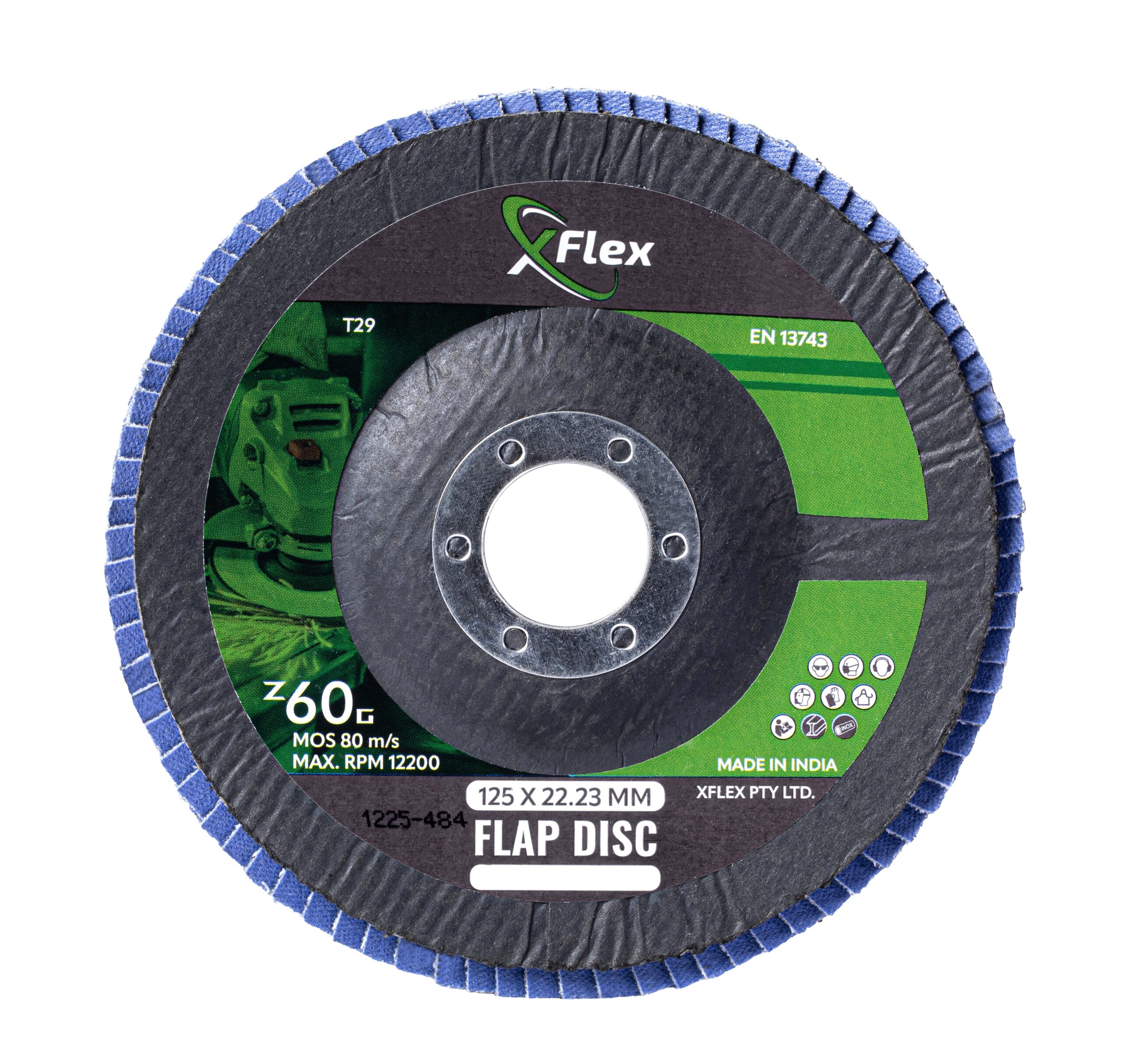 125mm (5') Zirconia Flap Disc – 10 Pack