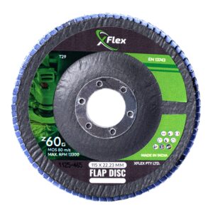 115mm (4.5”) Zirconia Flap Disc – 10 Pack