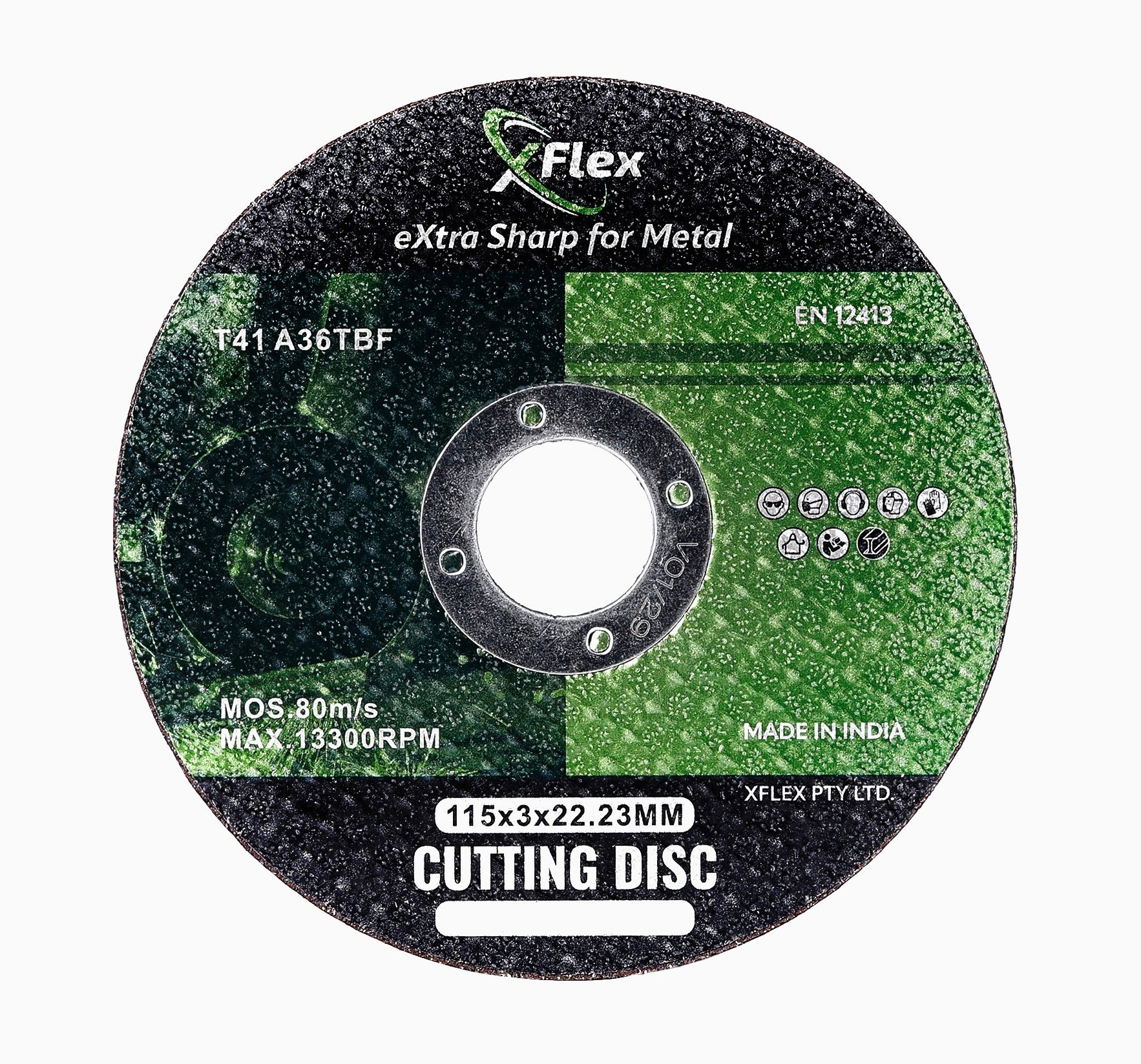 115x3mm (4.5”) Type 41 Cutting Disc - 10 Pack