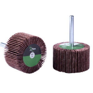 50x30mm Aluminium Oxide Mounted Flap Wheel 60 Grit - 10 Pack